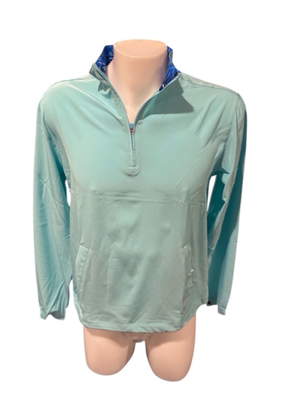 Men's scales golf Jacket, Size M, Aqua